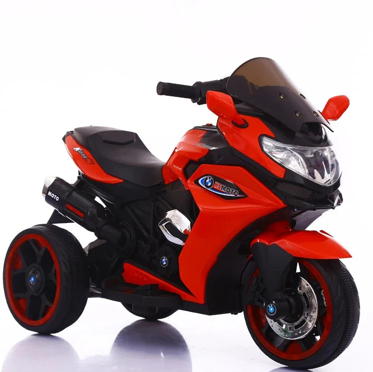 Motocicleta Electrica cu Acumulator Pentru Copii, 2 motoare, 12V varsta 2-6 ani, Cu Sunete si Lumini Led