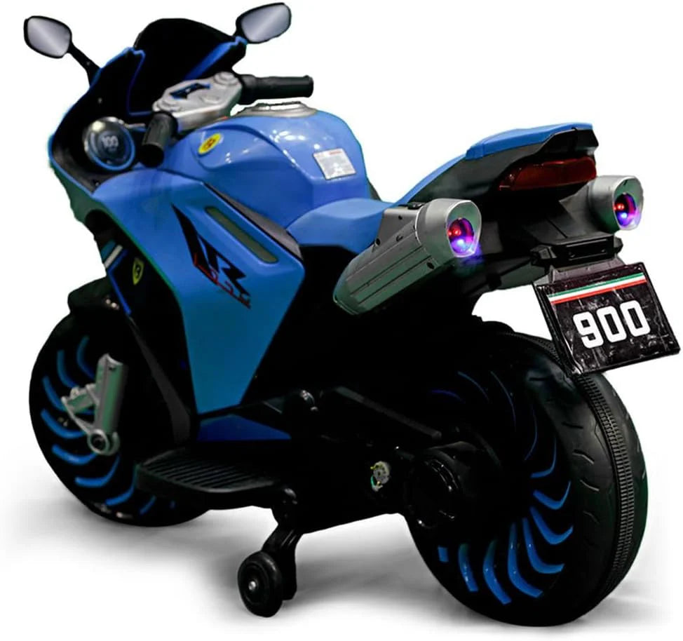 Motocicleta electrica cu aburi pentru copii 3-10 ani, cu doua motoare si doua locuri, 12V