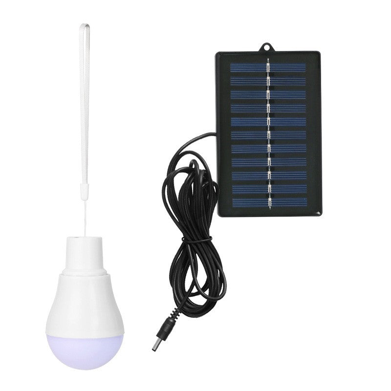 Bec portabil cu panou solar , pentru camping, utilizare exterior/interior, 3,6v 400 mai , 6.2x10 cm , lumina Alb rece