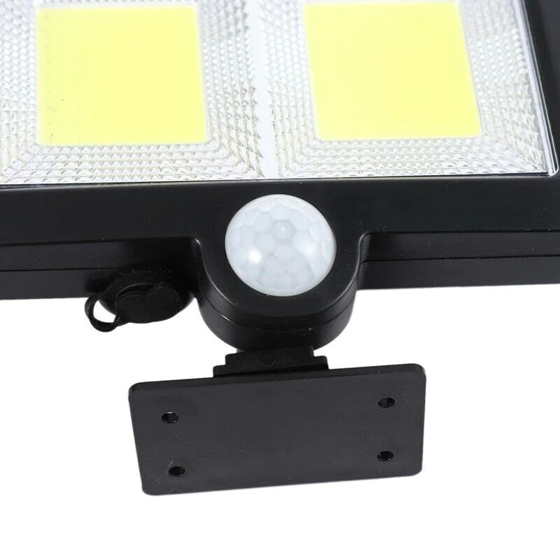 Lampa Solara cu Senzor de Mișcare, 108 LED-uri, 2 GRILE, 2400Lumeni, IP65
