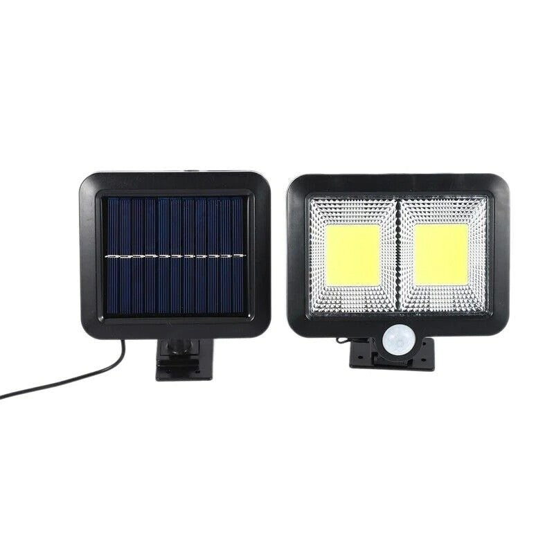Lampa Solara cu Senzor de Mișcare, 108 LED-uri, 2 GRILE, 2400Lumeni, IP65