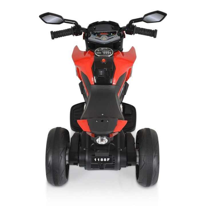 Motocicleta electrica copii 2MOTO 12V, 3 roti, control ghidon+acceleratie, BT si USB