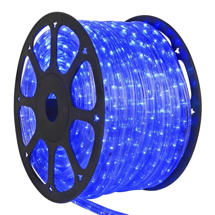 Instalație de Crăciun tip furtun liminos, 2m 48 LED-uri, sectionabila, Albastru