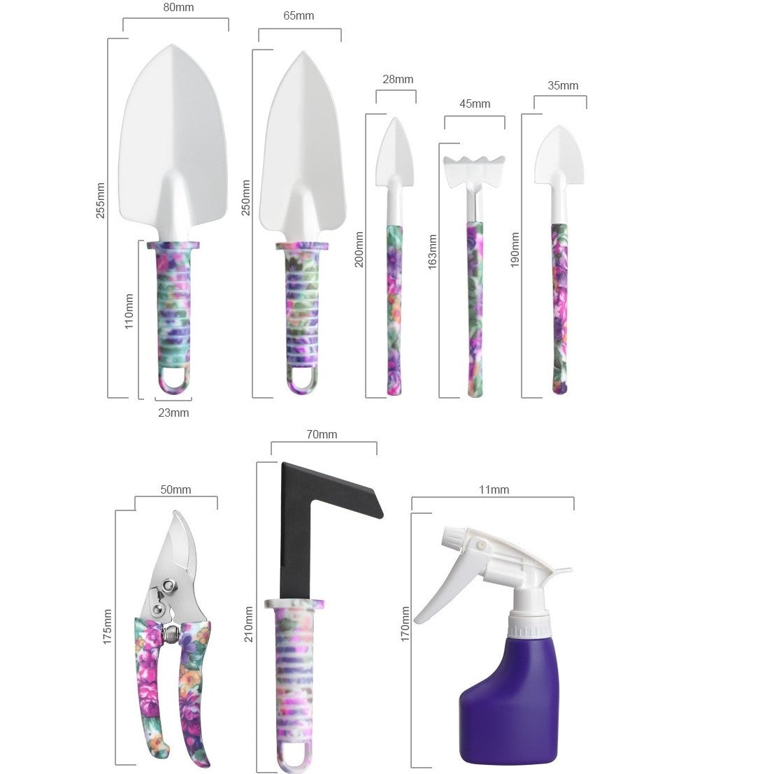 Set 10 accesorii pentru grădinărit , geanta depozitare inclusă