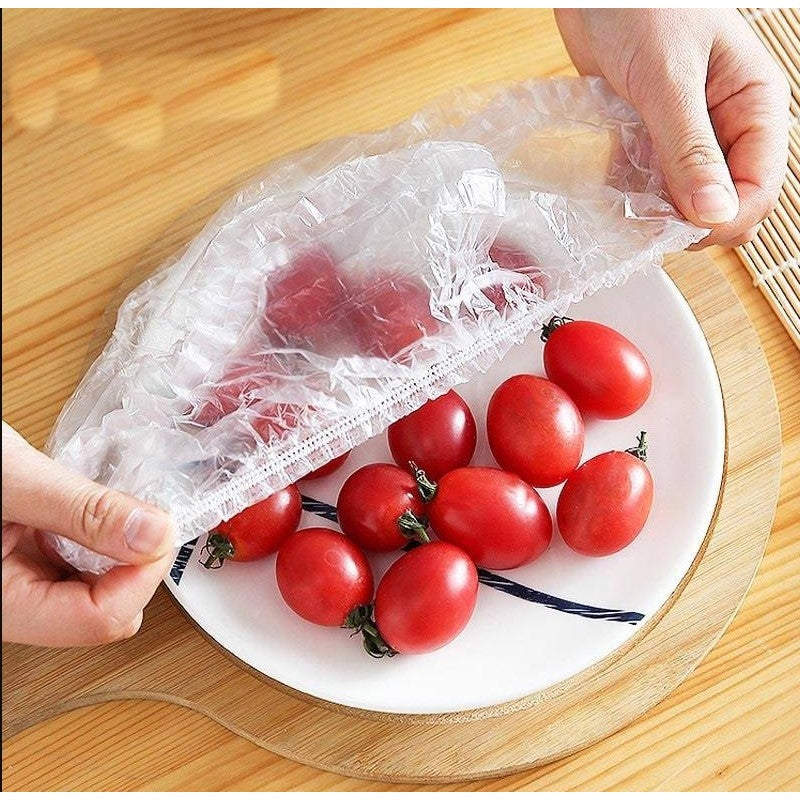 Set 100 Folie de protecție elastică pentru alimente si boluri.