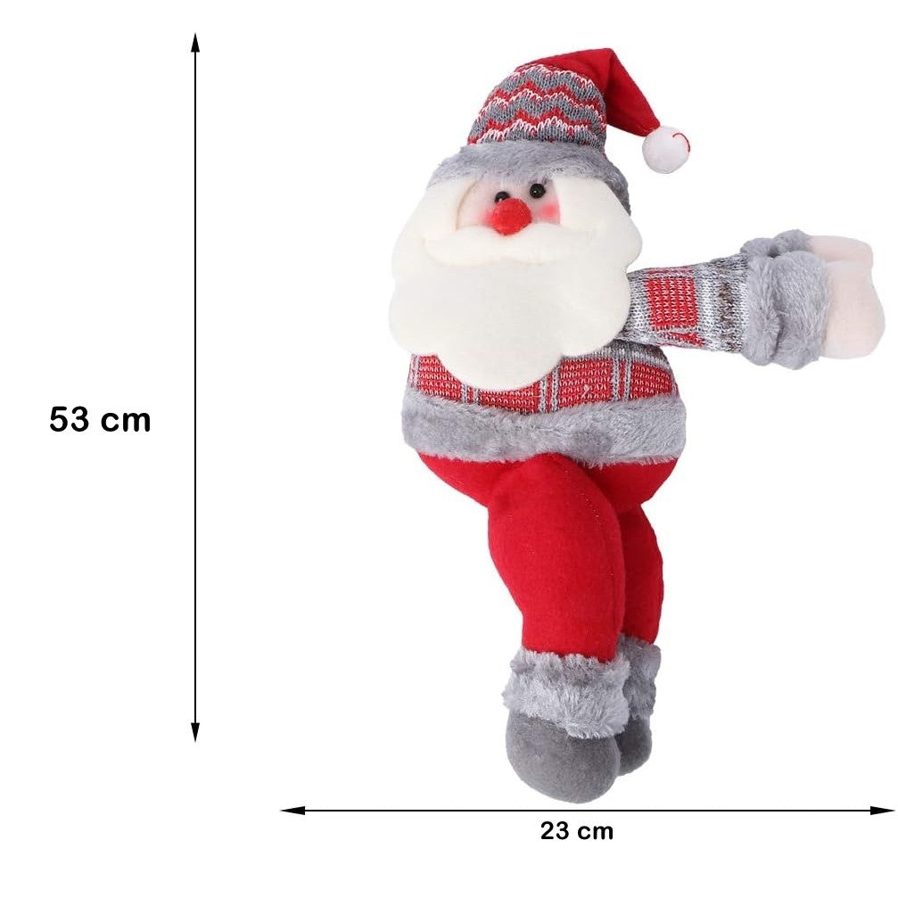 Clema pentru perdele, Model Moș Crăciun, Prindere cu arici 53x23cm