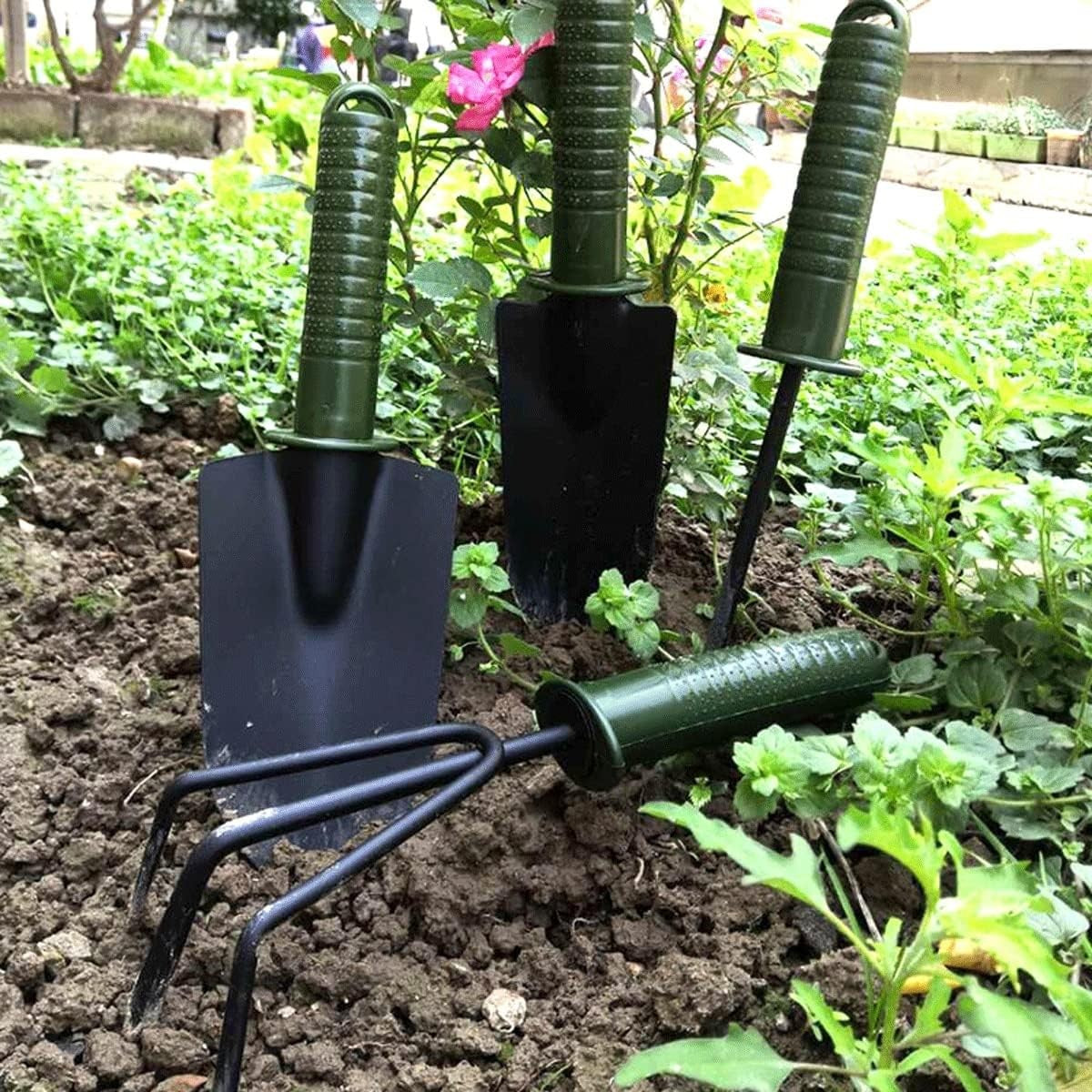 Set 4 unelte grădină , pentru plantare prelucrare sol si îngrijire plante