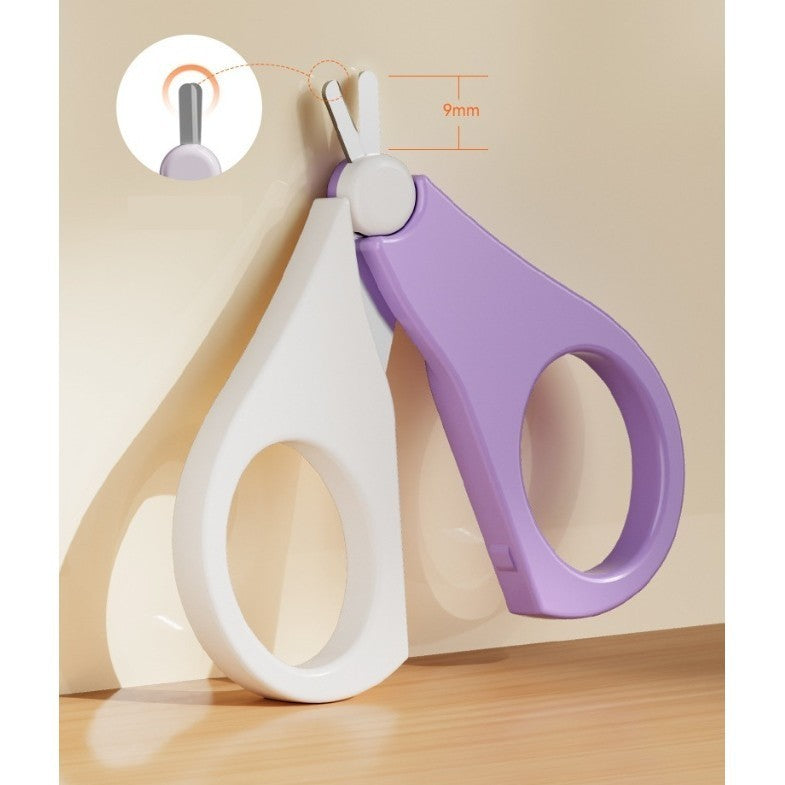 Set 4 în 1 de Îngrijire Unghii pentru Bebeluși, cu Cutie de Depozitare Tip Cerb, 0-6 Ani, 11 x 6 x 11 cm