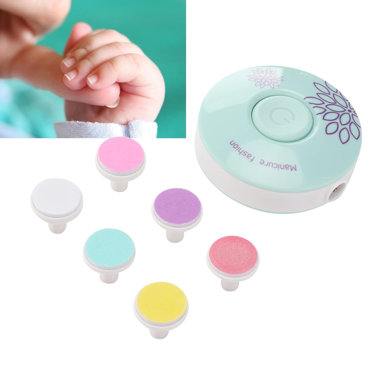 Set Pila Electrica cu Baterie, pentru Copii și Bebeluși, 6 Accesorii