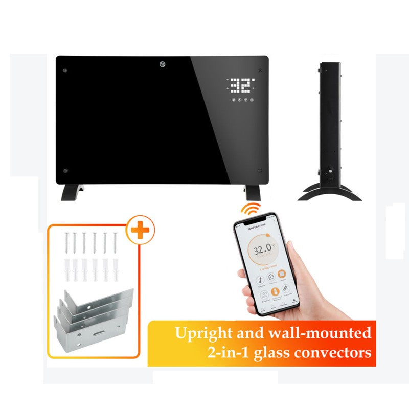 Convector Electric pentru Caldura Smart 2000W cu Wi-Fi și Termostat - Control prin Telefon Mobil