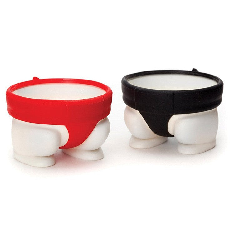 Set 2 suporți pentru oua fierte , model Sumo Multicolor