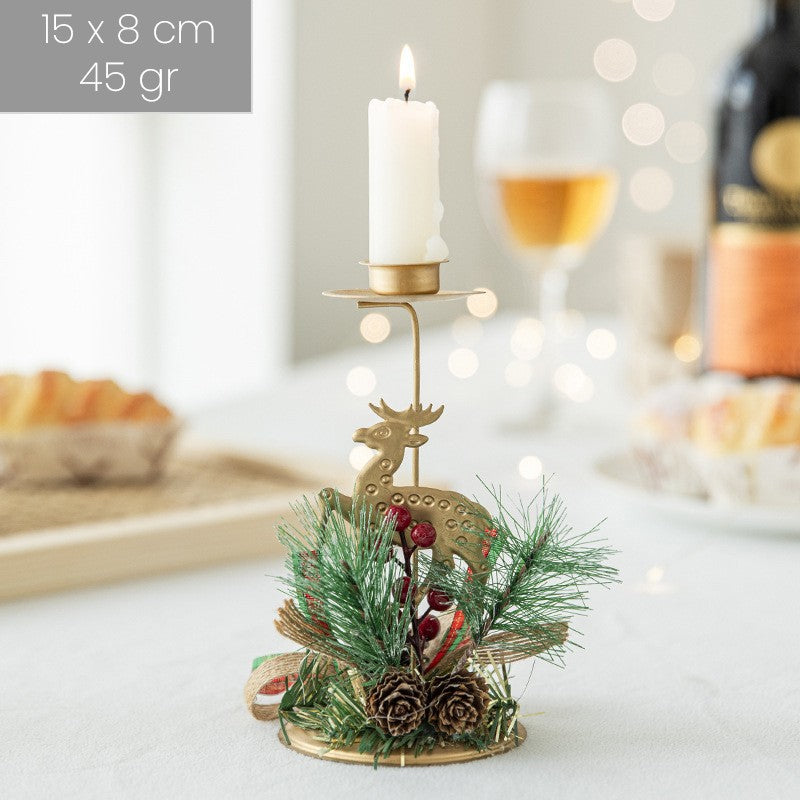 Suport Decorativ pentru Lumanare de Craciun