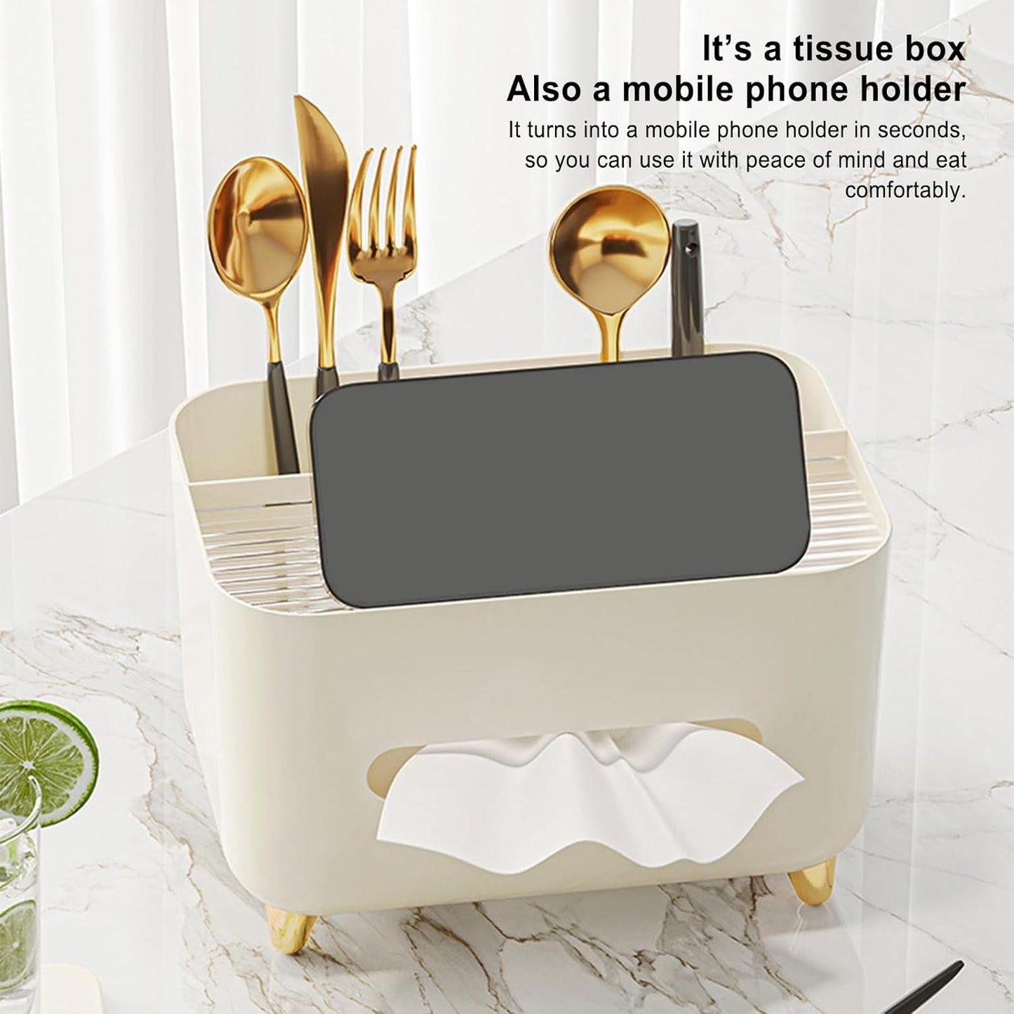 Suport pentru Servetele, Cutie Multifuncțională cu Design Minimalist