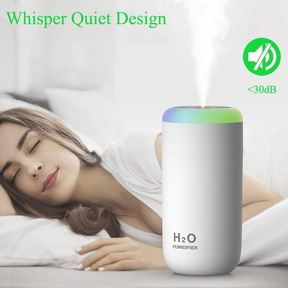 Umidificator , H2O, cu difuzor de aroma , multicolor
