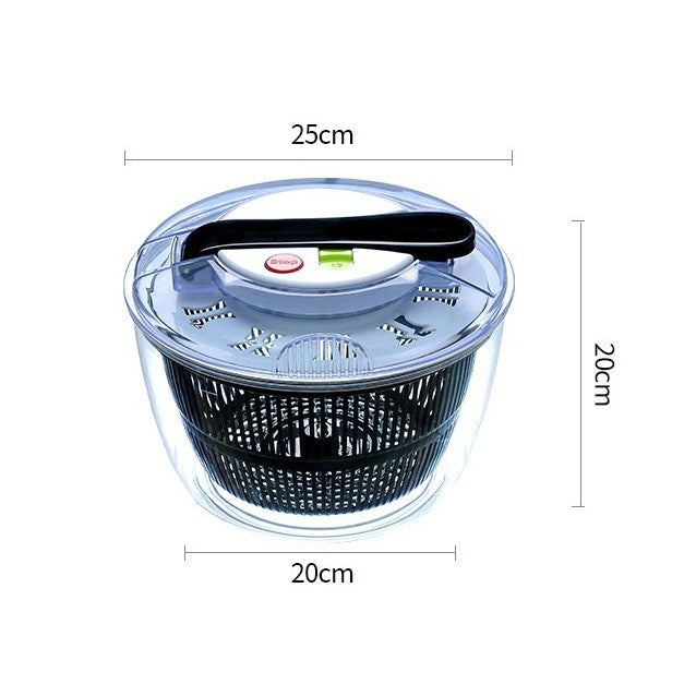 Uscător manual pentru salata si verdețuri , capacitate 3 L