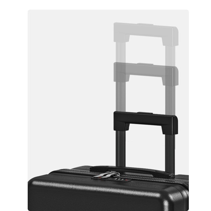 Troller de calorie 56x35x22 cm , 4 roti, maner reglabil , fermoar, cifru , Roz