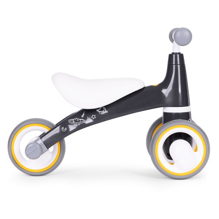 Mini bicicleta fara pedale, triciclu copii cu roti EVA, 50x22x39 cm, negru
