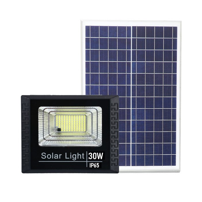 Proiector LED SMD 30W cu încărcare  solară, 1.2AH, 100 LED-uri, 93Lumeni, 11.8X21 cm