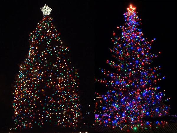 Instalație de Crăciun liniara 21m , 300 LED, 8 jocuri de lumini, Multicolor