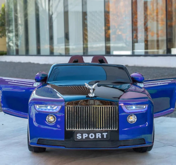 Masina electrica copii 12V, control volan+acceleratie si telecomanda, BT si USB