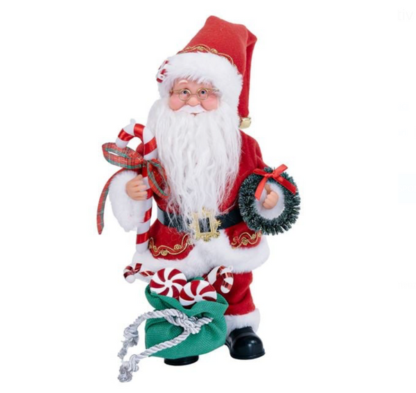 Mos Craciun Interactiv cu Miscare & Muzica 30cm