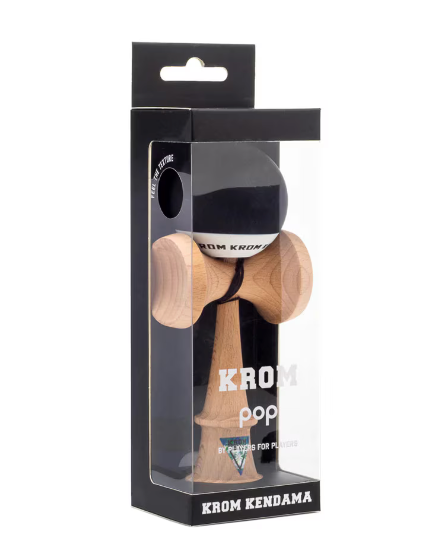 Kendama Krom Pop Originala - Negru