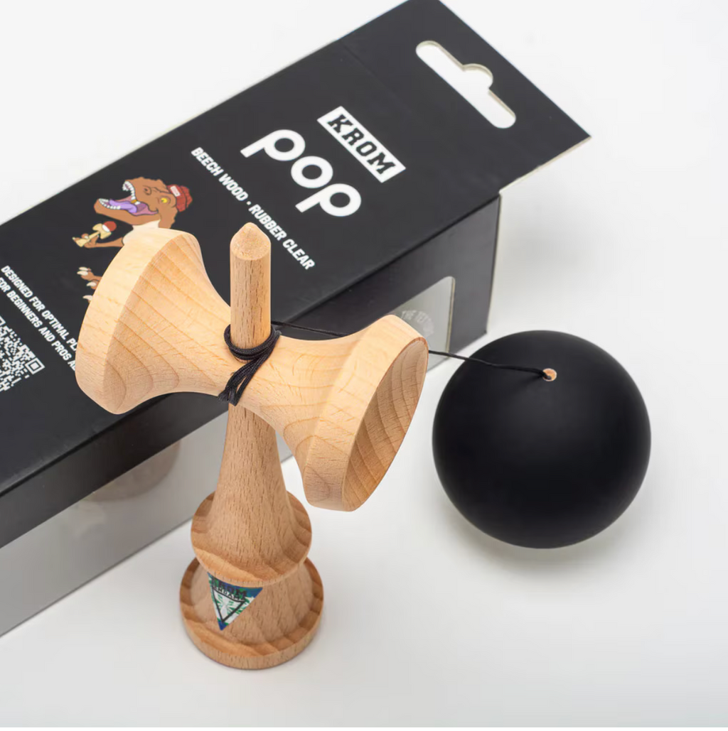 Kendama Krom Pop Originala - Negru