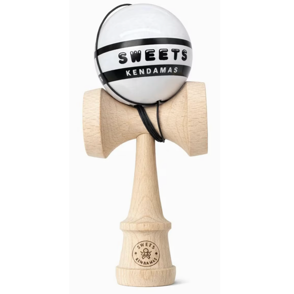 Kendama Starter Sweets, forma Amped, Alb