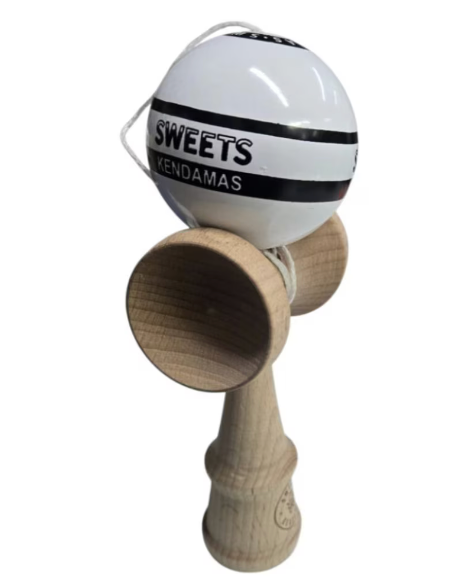 Kendama Starter Sweets, forma Amped, Alb