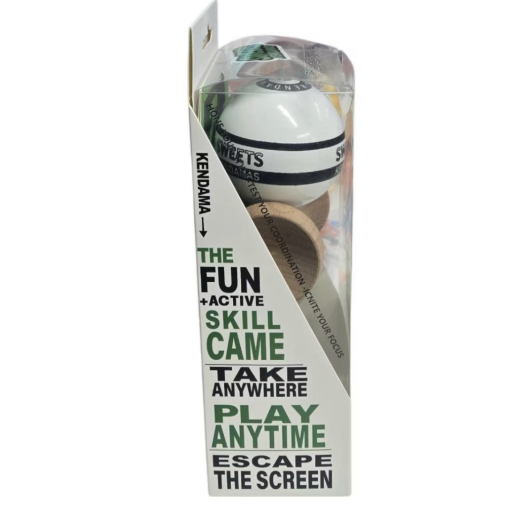 Kendama Starter Sweets, forma Amped, Alb