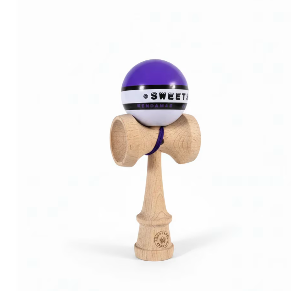 Kendama Starter Sweets, forma Amped, Alb- Mov
