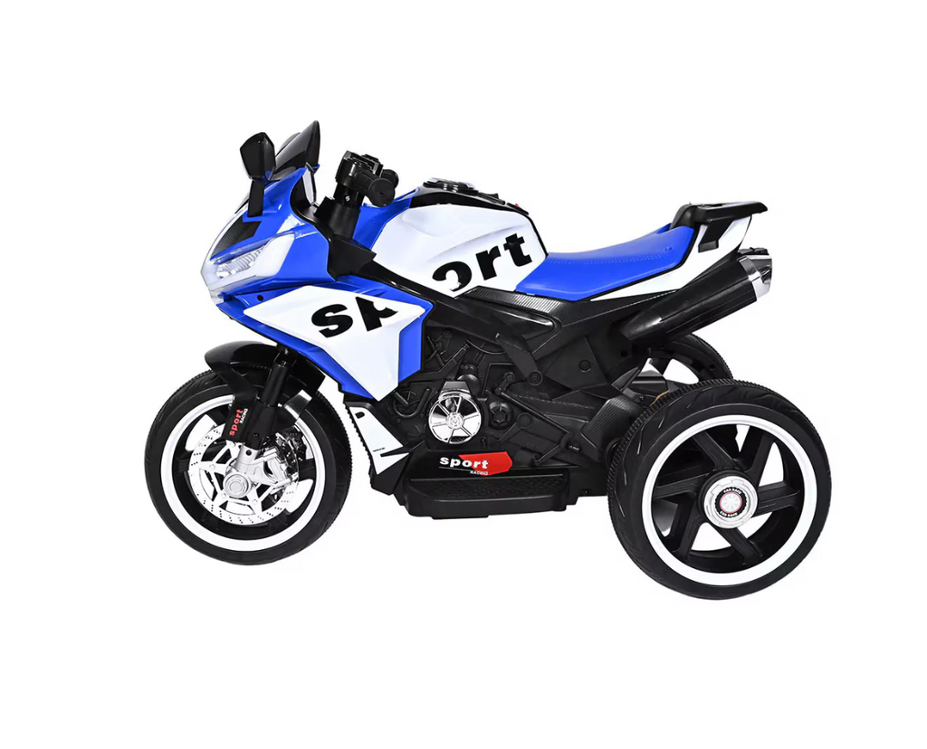Motocicleta electrica copii 2-8 ani, albastra
