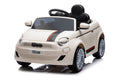 Masinuta electrica ride-on Fiat 500 pentru copii, baterie LI-ION, 2-7 ani, 2 Culori