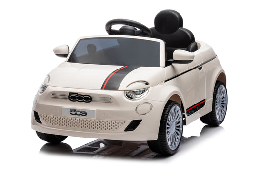 Masinuta electrica ride-on Fiat 500 pentru copii, baterie LI-ION, 2-7 ani, 2 Culori