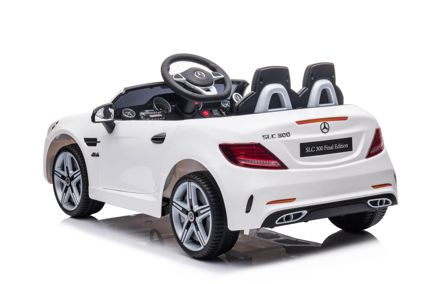 Masinuta Electrica, Mercedes-Benz SL Cabrio, Licenta Oficiala, Baterie Li-ION, 2-7 ani, Scaune din burete si îmbrăcate in piele