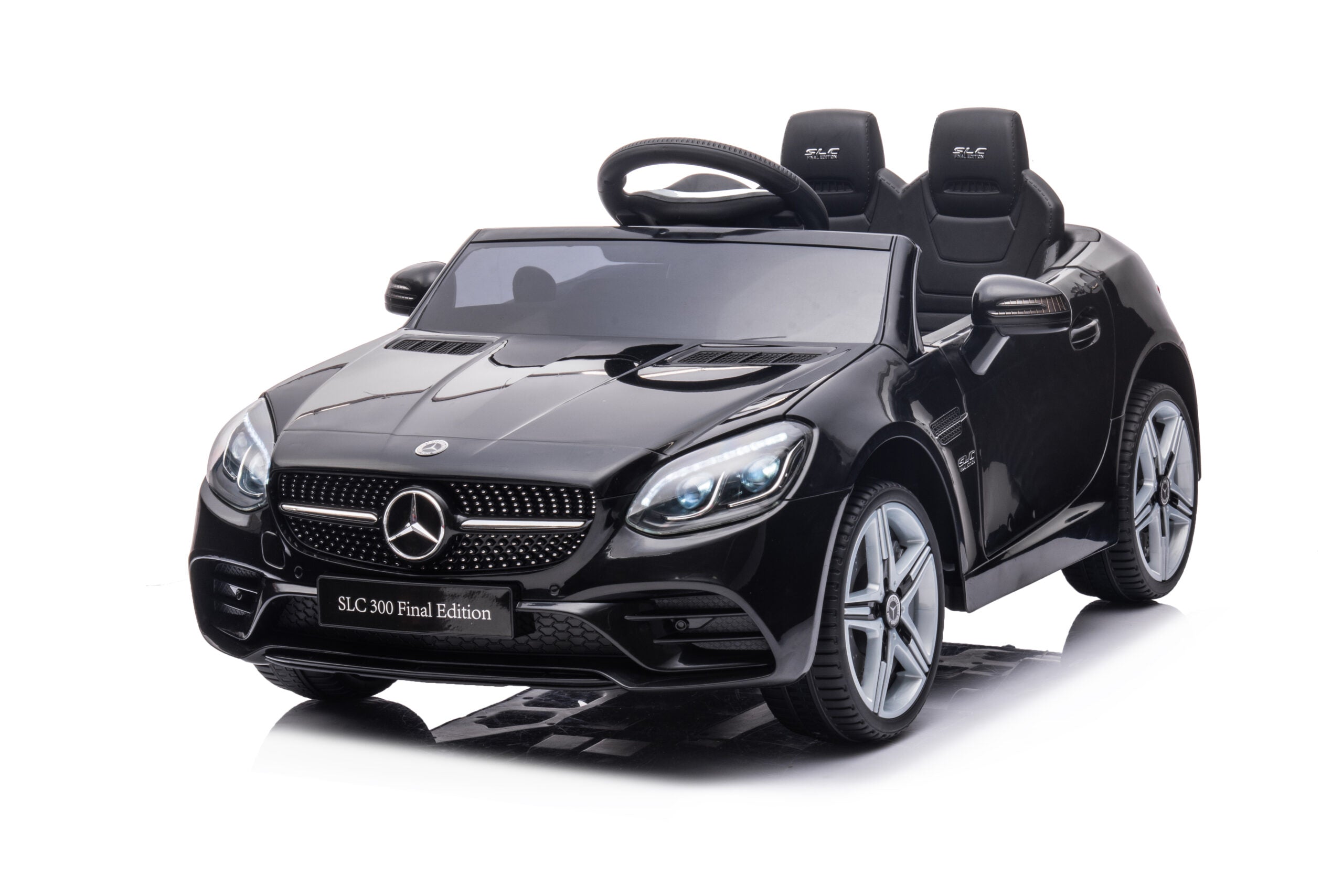 Masinuta Electrica, Mercedes-Benz SL Cabrio, Licenta Oficiala, Baterie Li-ION, 2-7 ani, Scaune din burete si îmbrăcate in piele