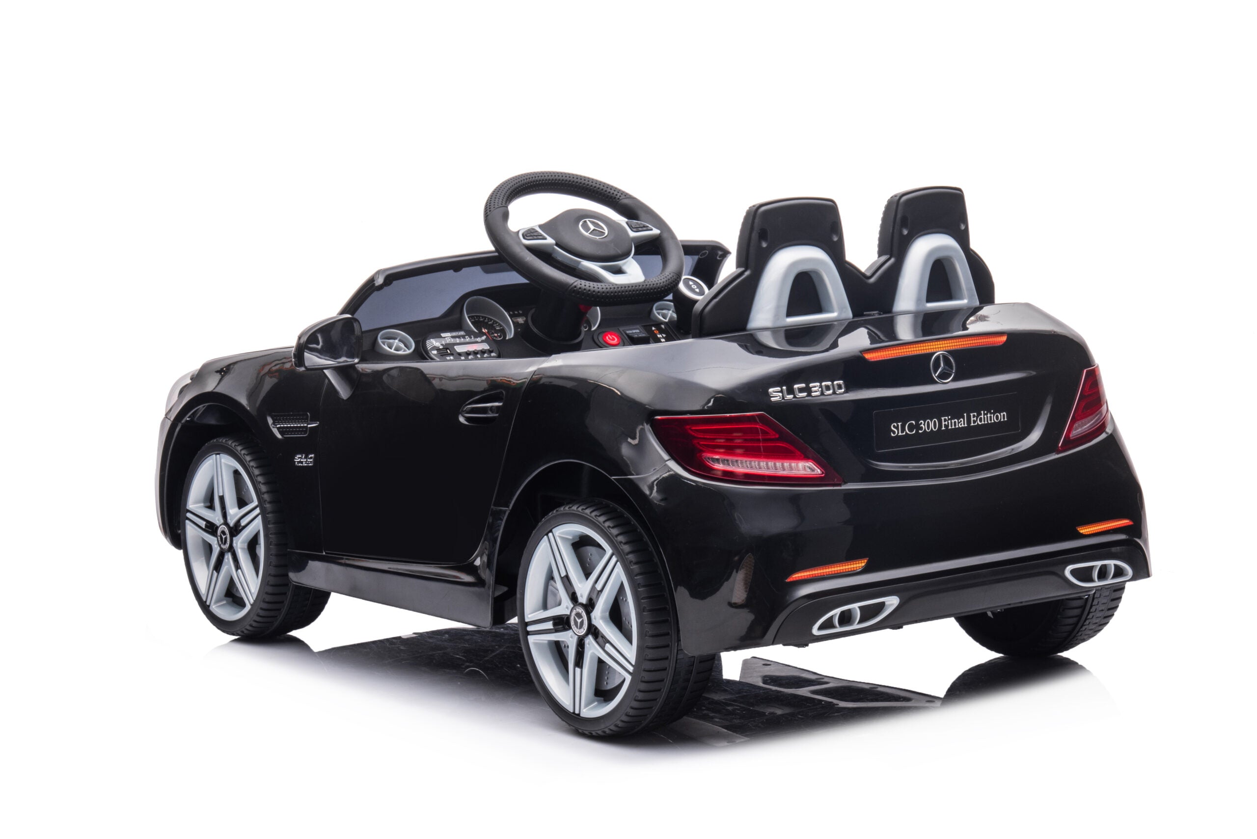 Masinuta Electrica, Mercedes-Benz SL Cabrio, Licenta Oficiala, Baterie Li-ION, 2-7 ani, Scaune din burete si îmbrăcate in piele