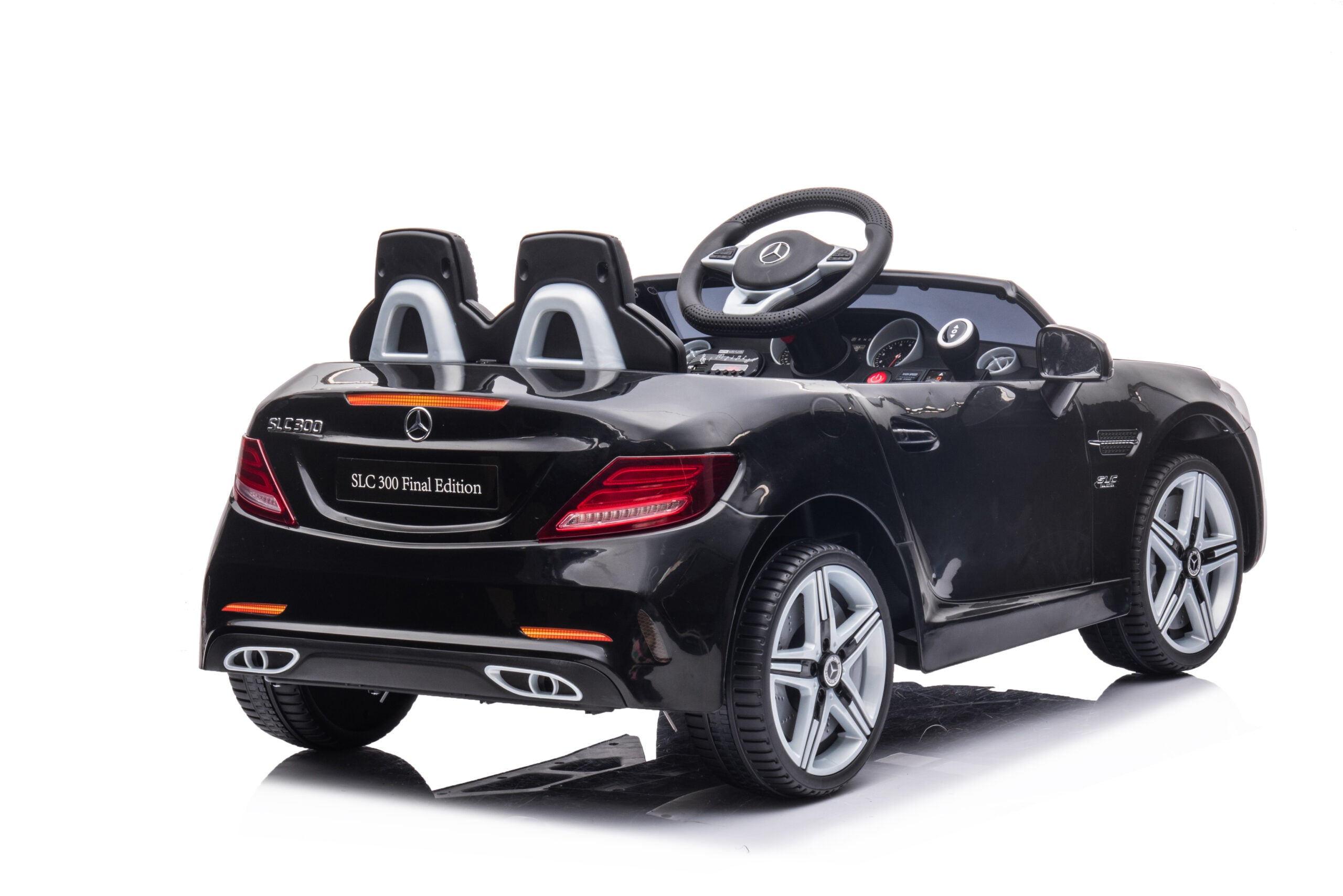 Masinuta Electrica, Mercedes-Benz SL Cabrio, Licenta Oficiala, Baterie Li-ION, 2-7 ani, Scaune din burete si îmbrăcate in piele