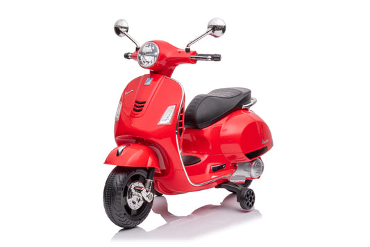 Scuter Electric Vespa®, Baterie Li-ION, 2 Culori, sezut din piele 3-6 ani