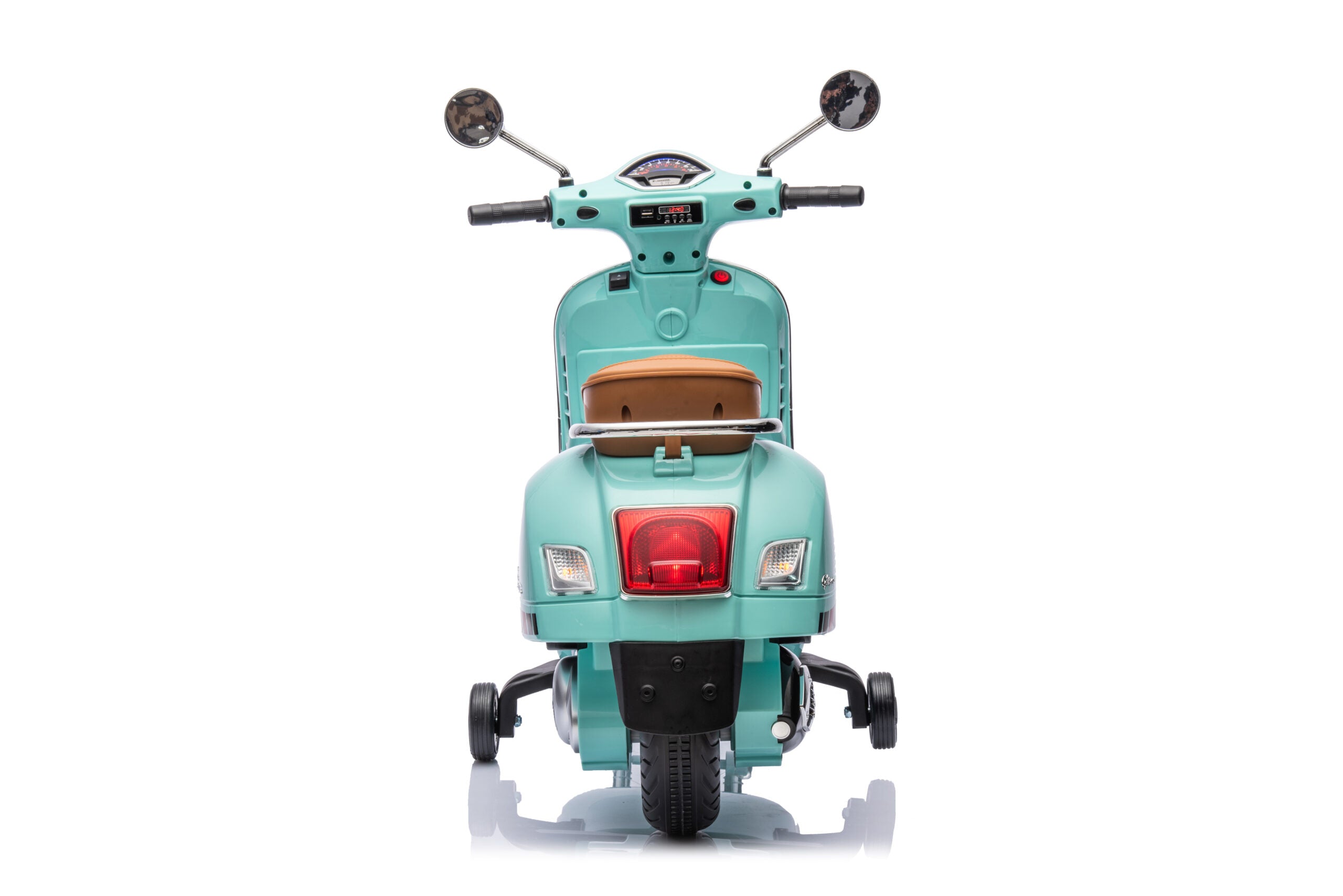 Scuter Electric Vespa®, Baterie Li-ION, 2 Culori, sezut din piele 3-6 ani