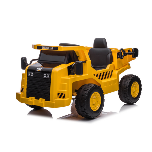 Camion Electric pentru copii Caterpillar, licentiat CAT, Baterie LI-ION 3-7 ani