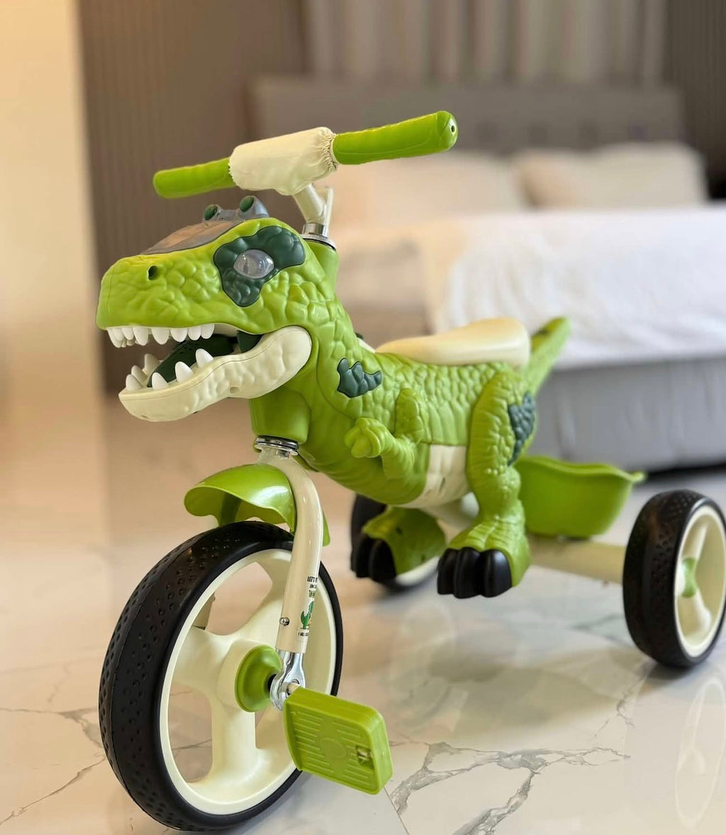 Tricicletă pentru copii model Dino – stabilă, sigură și super distractivă