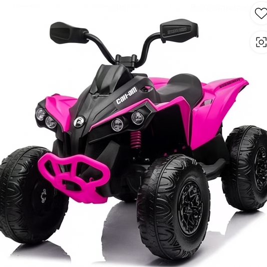 Atv Electric Can-Am sezut piele Copii 3-9 ani 24v 2 motoare 200w, 112x74x64cm