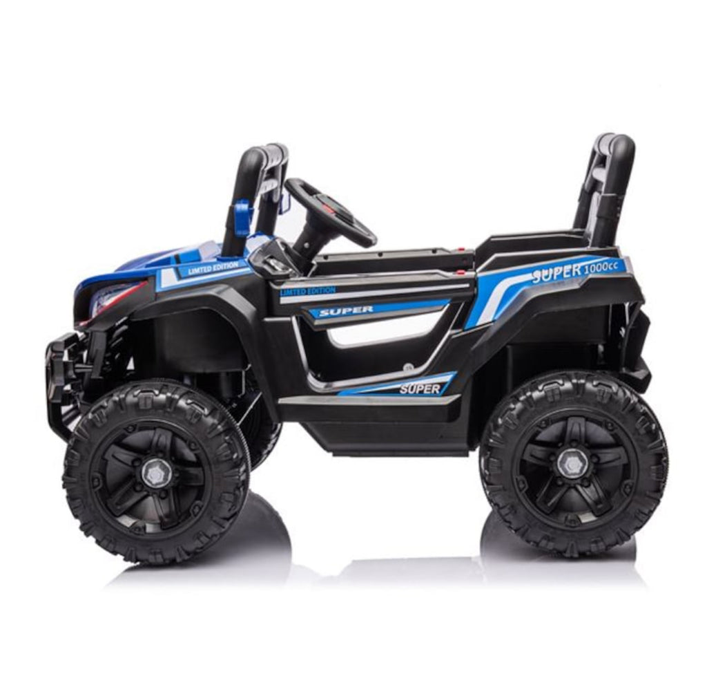 Masina Electrica de Teren Off Road Negru Bleu 12V
