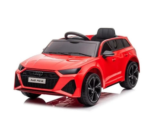 Masina Electrica cu Acumulator Audi RS6 Rosie 6V 4.5AH & Telecomanda