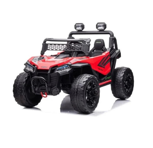 Masina de Teren 4x2, Off Road cu 4 Motoare 12V ,Lumini in faruri