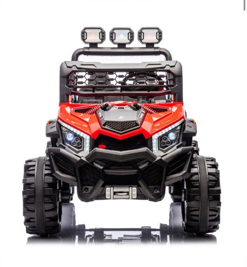 Masinuta Electrica 12V de Teren Off Road cu 3 Faruri & Telecomanda