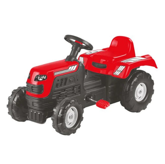 Tractor Rosu cu Pedale 81.5x45x52cm