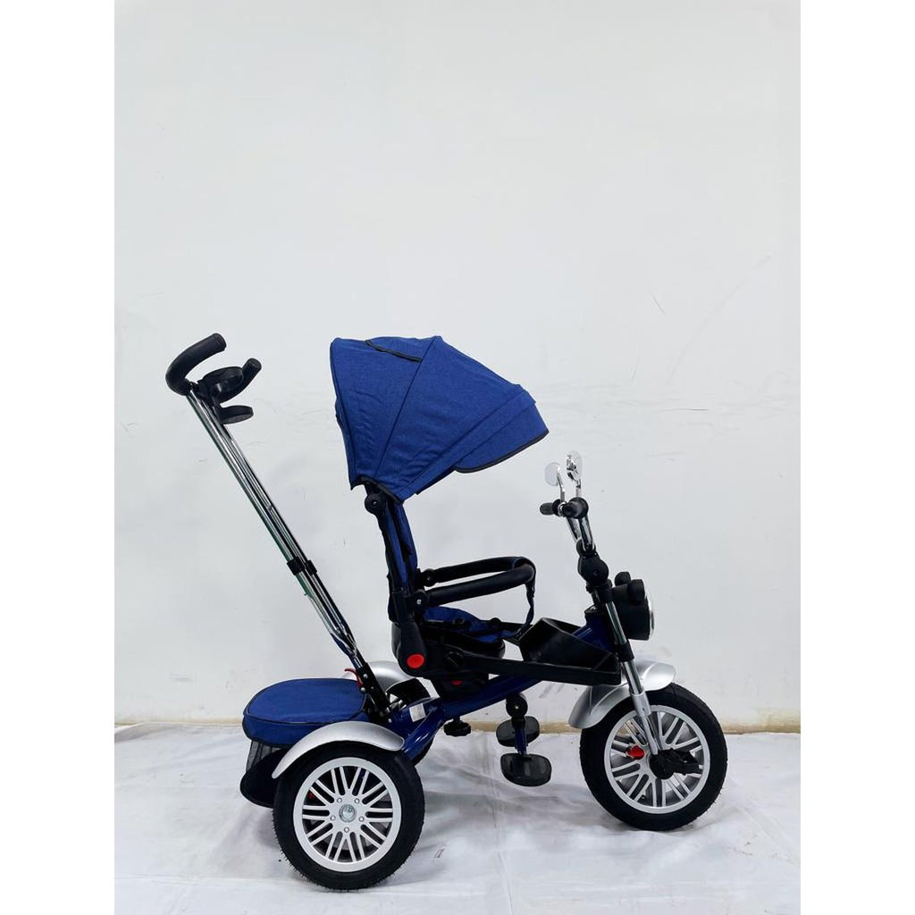 Triciclete tip motor cu scaun rotativ si pozitie de somn, 8 luni-3 ani