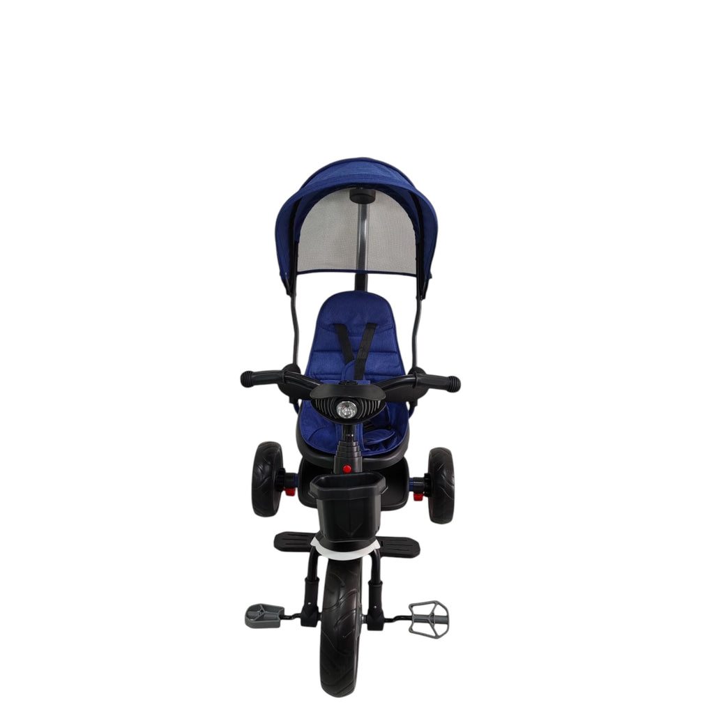 Tricicleta cu scaun rotativ, muzica si lumini,8 luni-4 ani